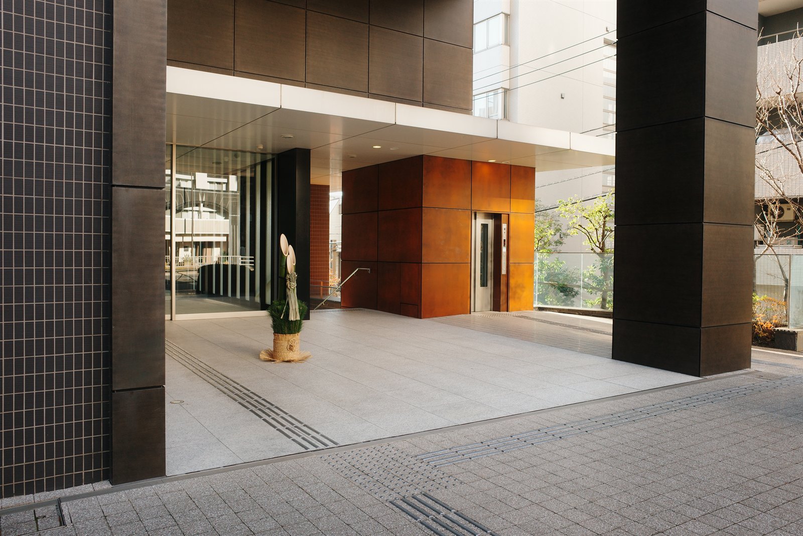 building entrance in japan