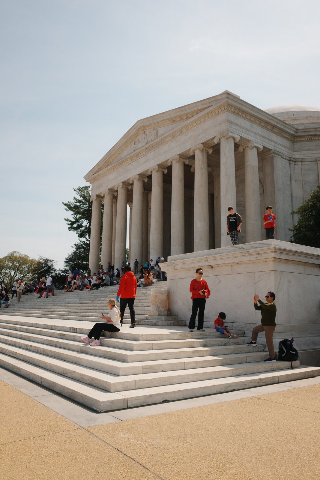 steps of the jefferson memorial in washington